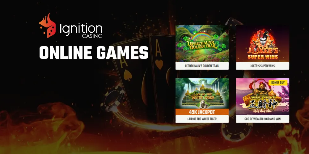 Online Games Available At Ignition Casino 2024